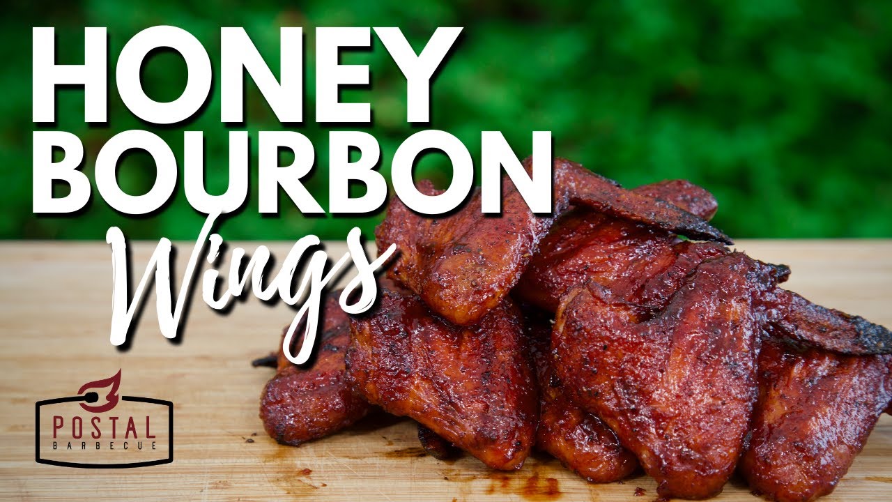 Honey Bourbon Chicken Wings - Smoked Chicken Wings Recipe