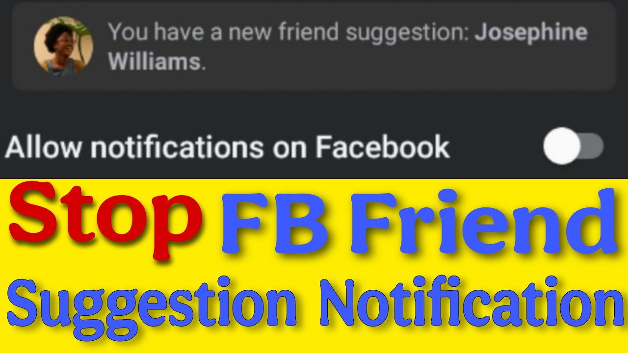 Facebook Friend Suggestion Notification Kaise Band Kare? | How to Off People You May Know
