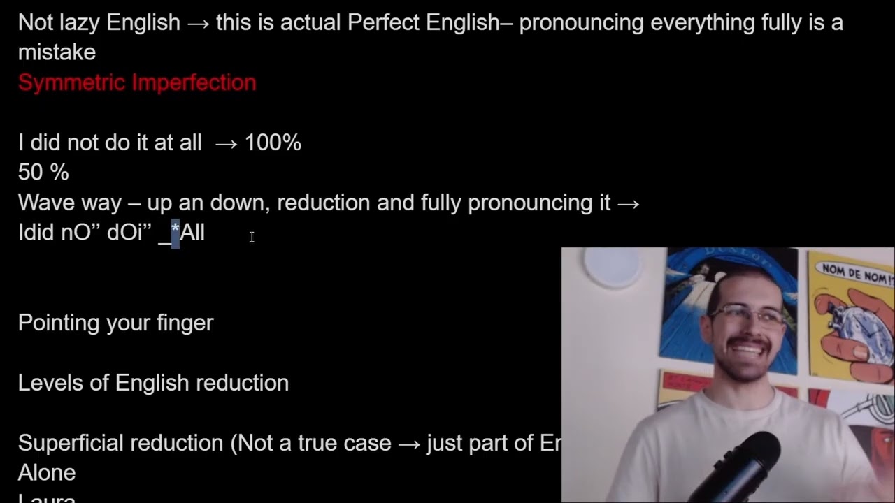 Symmetric Imperfection   AVOID sounding like a FOREIGNER