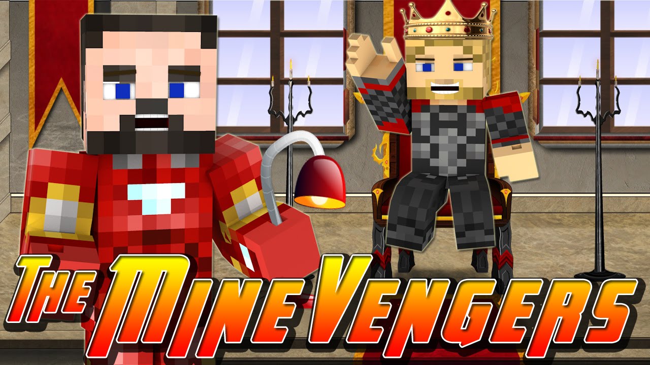 Minecraft MineVengers - IRON-MAN vs THOR!!