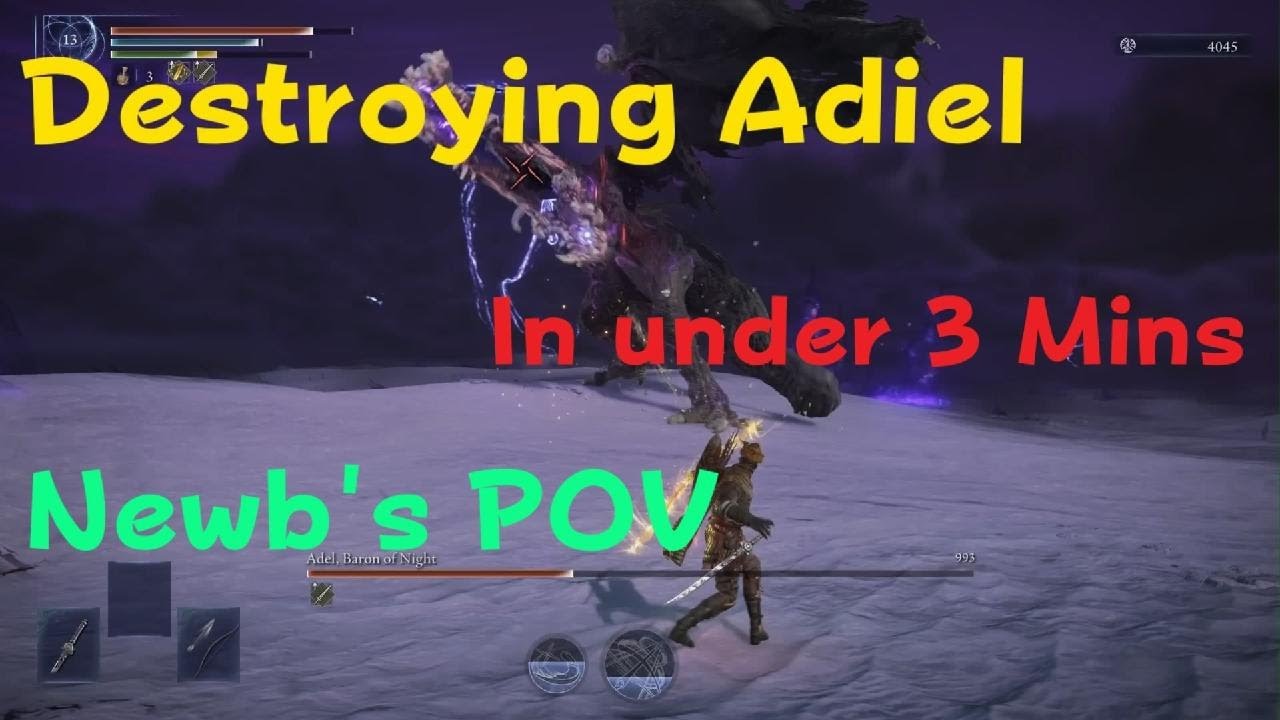 Newb crushing Adel in under 3 Mins #nightreign #eldenring #ps5