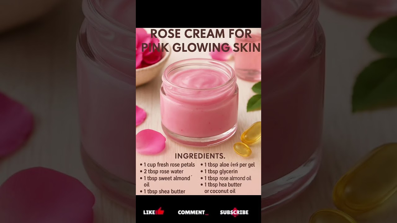 Rose Cream For Pink Glowing Skin 