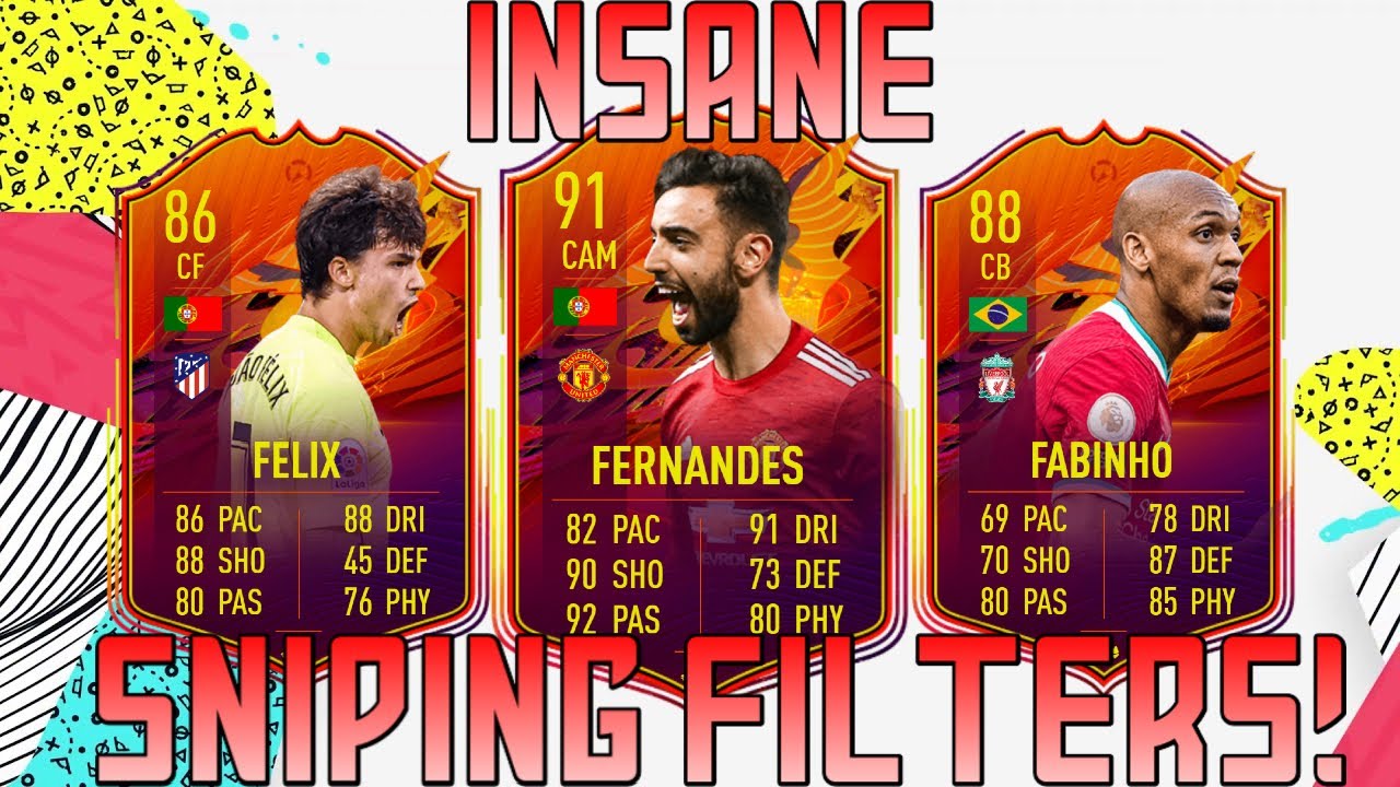 FIFA 21 INSANE SNIPING FILTERS! HOW TO MAKE 100K RIGHT NOW ON FIFA 21! BEST PLAYERS TO SNIPE!