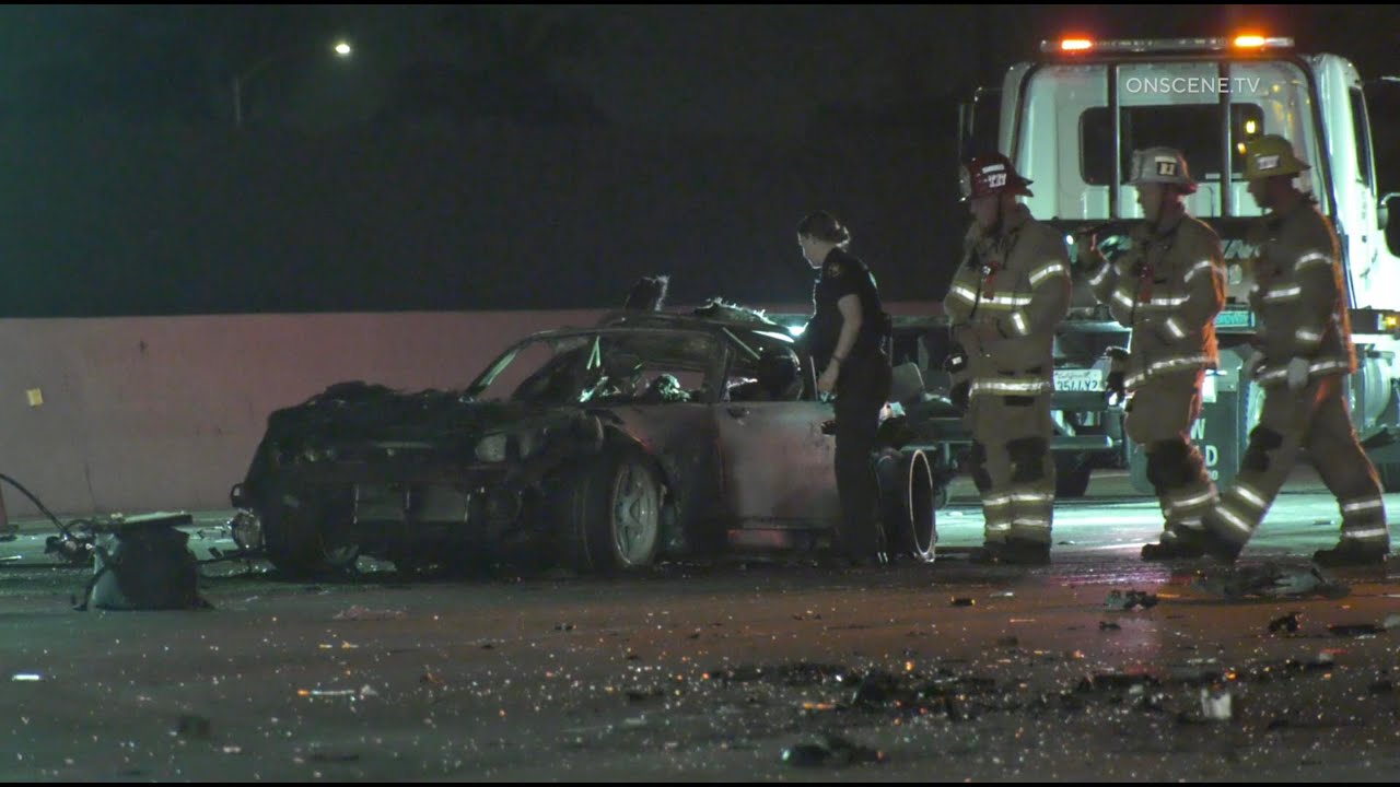Double Fatal Crash On The 405 Freeway | Seal Beach