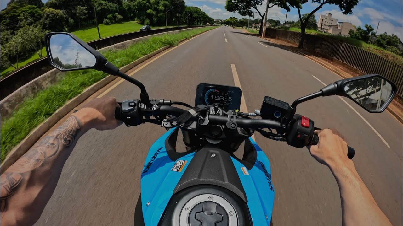 GSX 8S *TESTE URBANO + DESEMPENHO COM GARUPA!! 