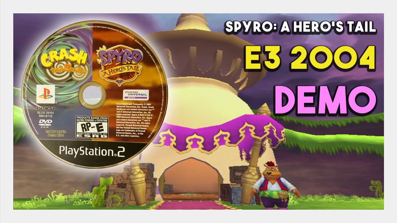 PS2 Obscurity - Spyro: A Hero's Tail - E3 2004 Demo Disc Playthrough