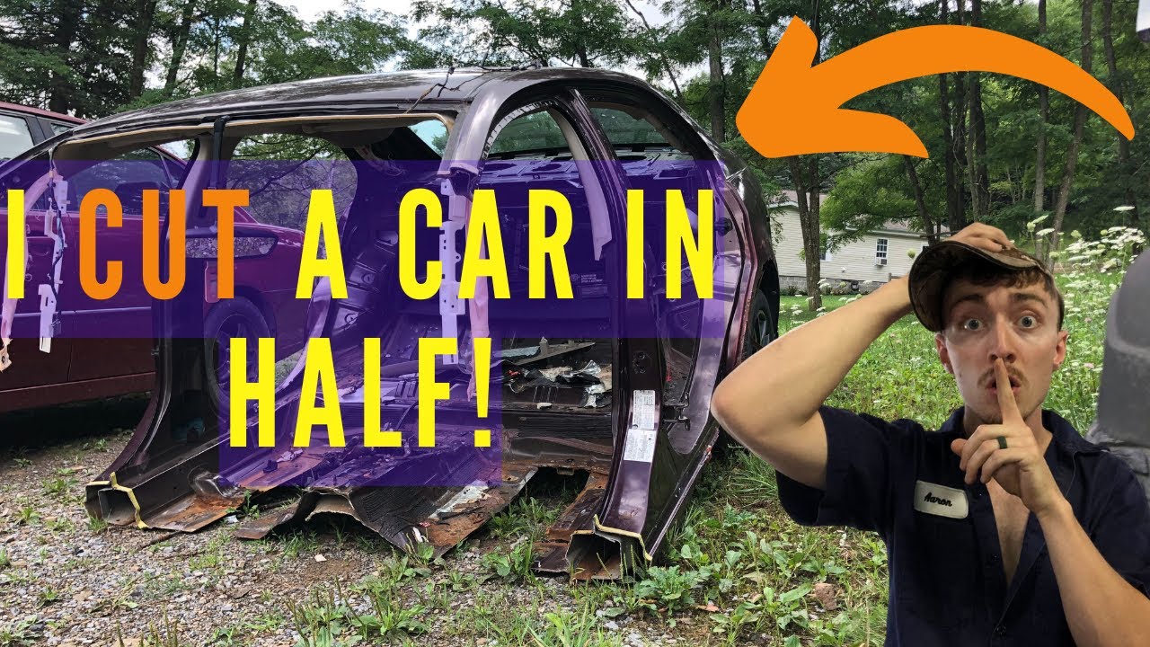 I CUT A CAR IN HALF!!.. Now What? | Advanced Autobody Work