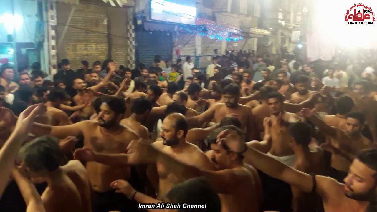 20 Muharam Matami Sangat Babul Hawaij (Salar Sheikh Soni) 2017...Sajjad a.s Dey Bhajoo Inj Qaid