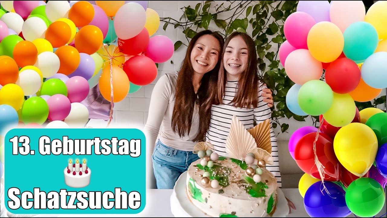 Claras 13. Geburtstag 🎂 Geschenke auspacken! Schatzsuche Torte backen & Dekoration! Mamiseelen