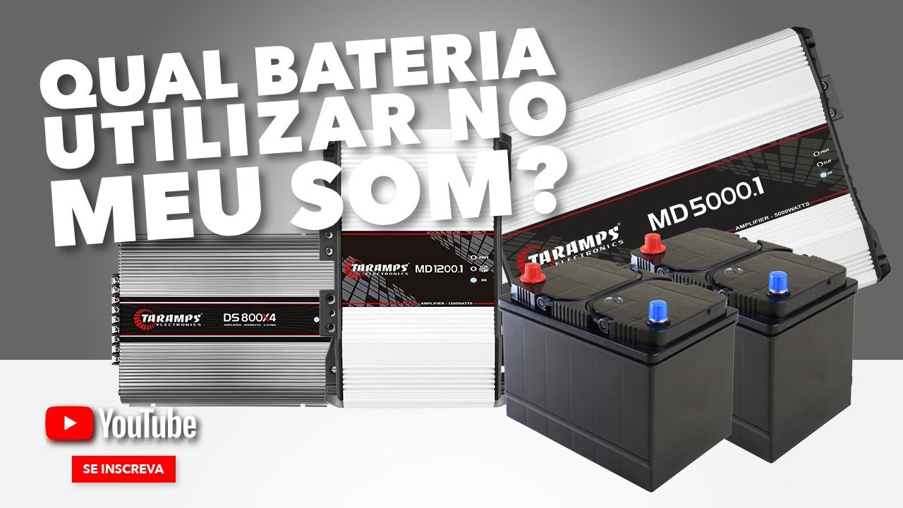 Qual Bateria Usar no Som Automotivo | Taramps Responde (English/Espanhol/CC)