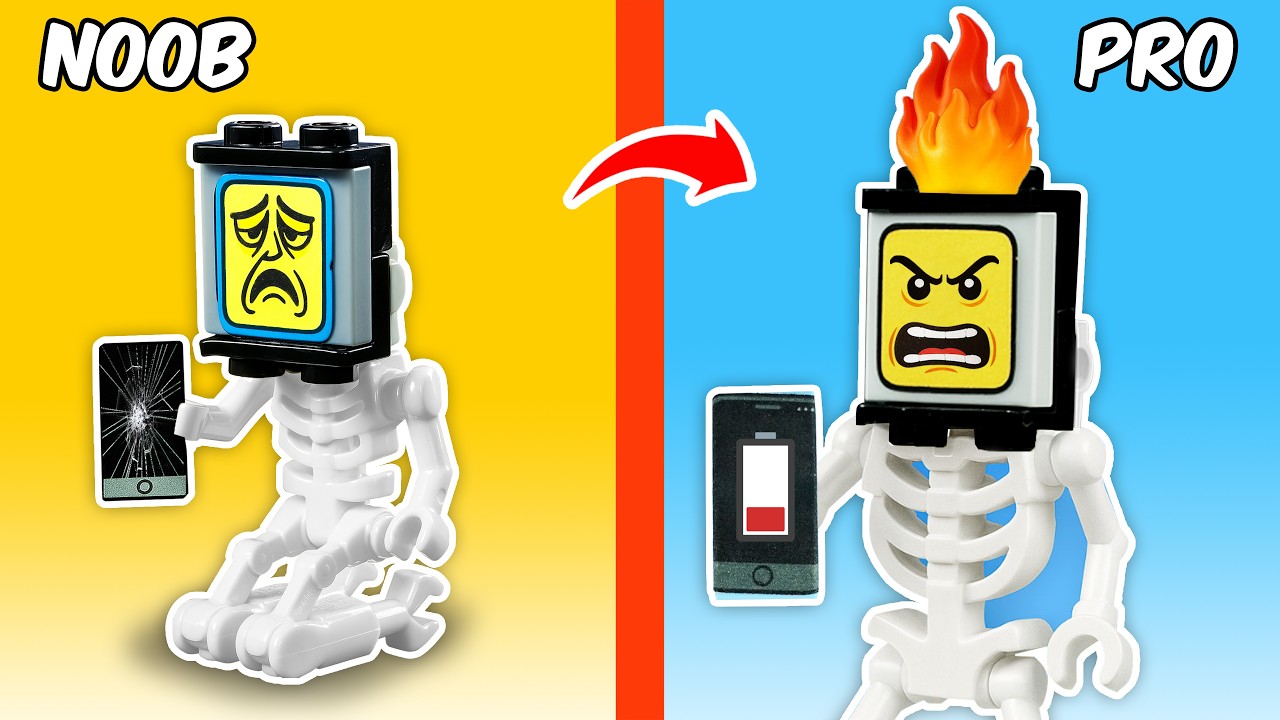 LEGO Brainrot: I Build Pot Hotspot Noob vs Pro vs Hacker | FUNZ Bricks