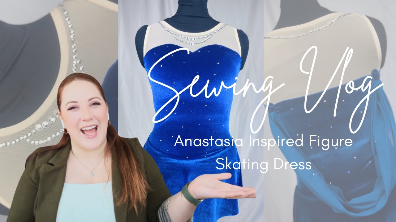 Sewing Vlog | Small Business Vlog | Anastasia Inspired Figure Skating Dress | We were on the news! 📺