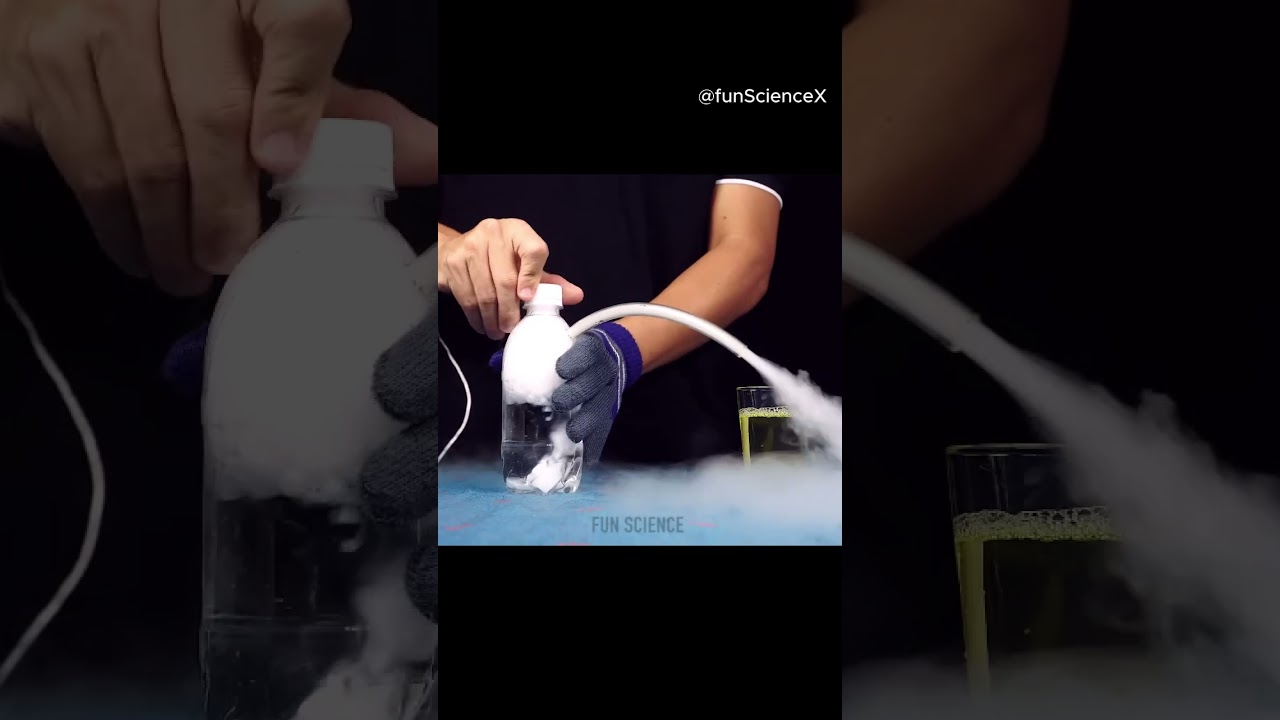 &iexcl;Burbujas que NO flotan! El Secreto Oscuro del Hielo Seco.
