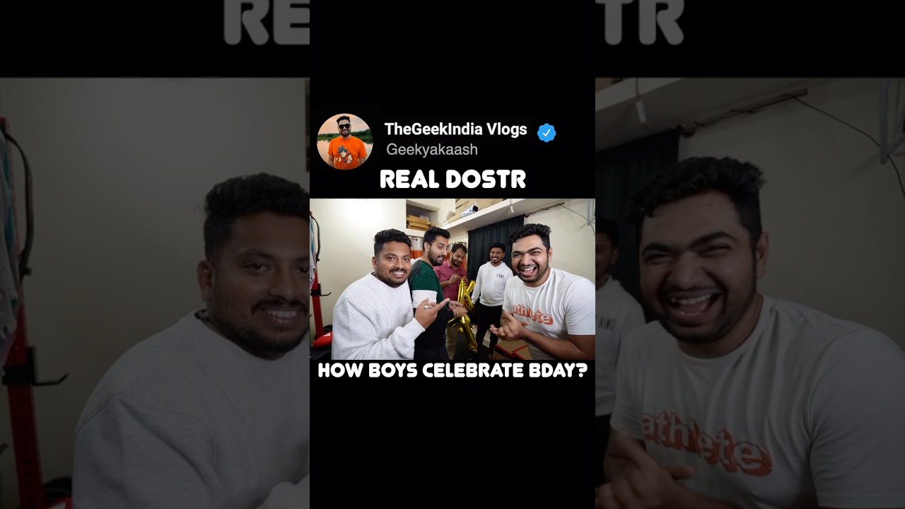 Friends Birthday 😂😂 Cake to Party 🎉 #uttarakarnataka #comedy #ytshorts #shorts #geekindia
