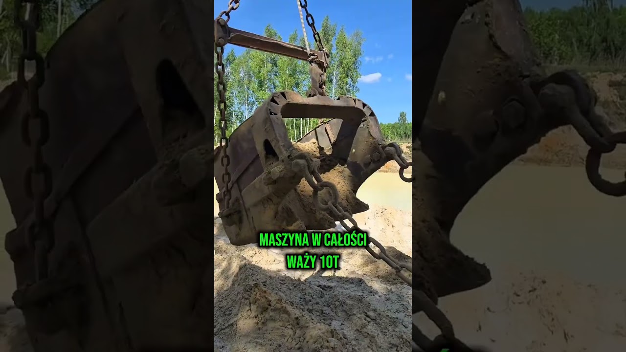 Polska koparka linowa Waryński K-415 to niesamowity kawał historii