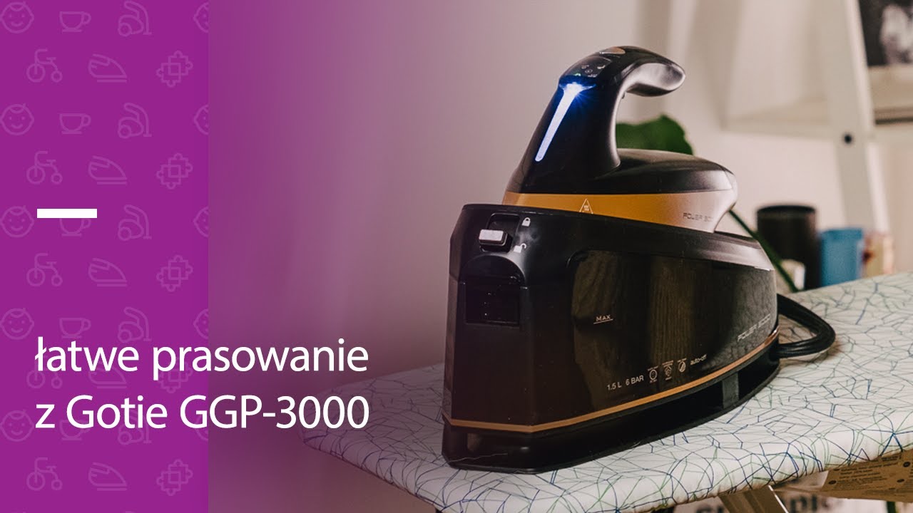 Czy można pokochać prasowanie? 💨 | Test żelazka parowego Gotie GGP-3000