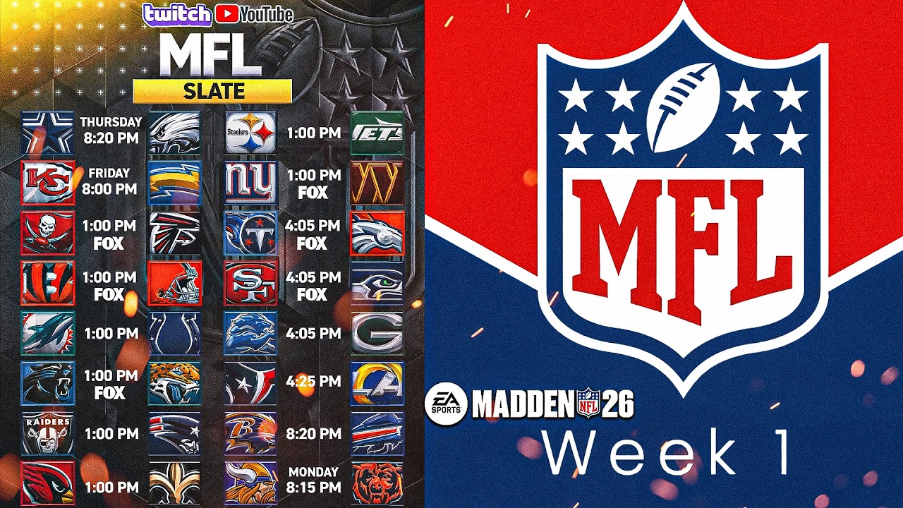 WEEK 1 OF THE NFL! PURE THEME TEAM SEASONS! JOIN NOW TO REP YOUR SQUAD! MADDEN 26 ULTIMATE TEAM