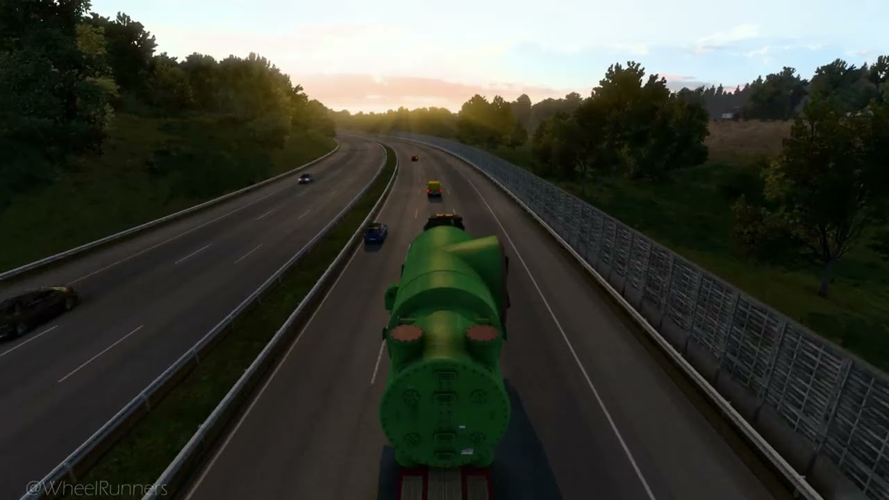 Mercedes-Benz | Transporting Industrial Condenser from Linz to Brno (60t) | ETS2 @WheelRunners