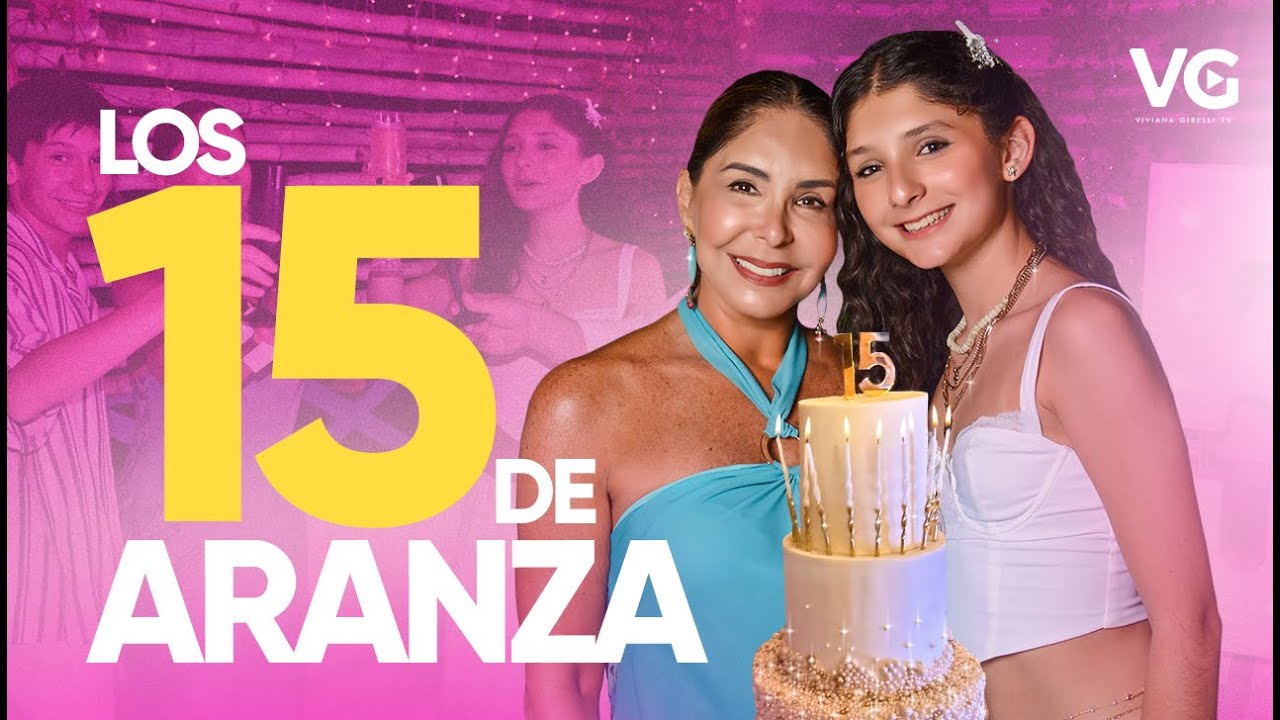 🔥EXCLUSIVO🔥 LOS QUINCE DE MI HIJA ARANZA 🎂  Viviana Gibelli TV 📺