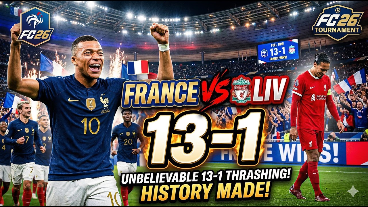 THE MOST BRUTAL MATCH IN FC26 TOURNAMENT HISTORY!😱🔥 FRANCE vs LIVERPOOL #hallofwar #fc26 #liverpool
