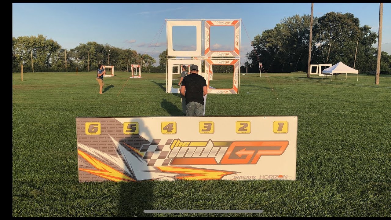 IndyGP drone racing Inagural race weekend 2nd place.