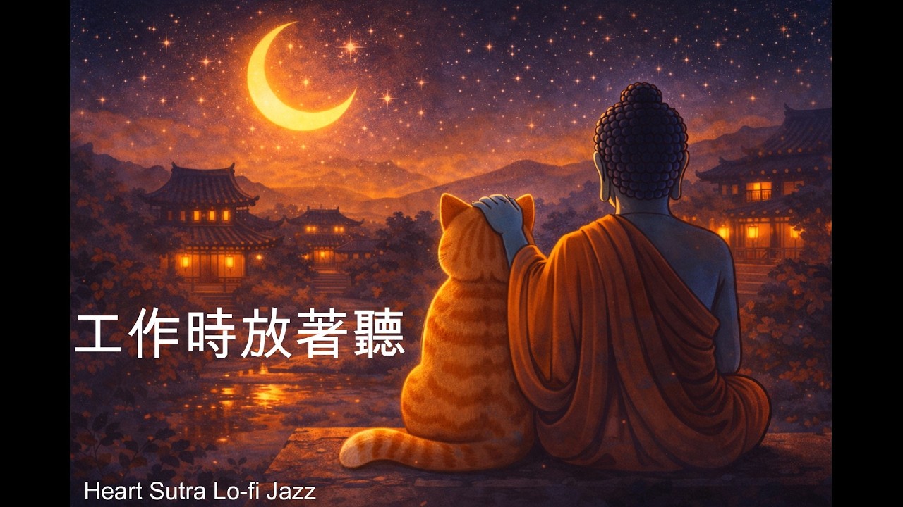 如果今晚有點累｜心經 Lo fi Jazz｜工作・讀書・放鬆・夜晚靜心