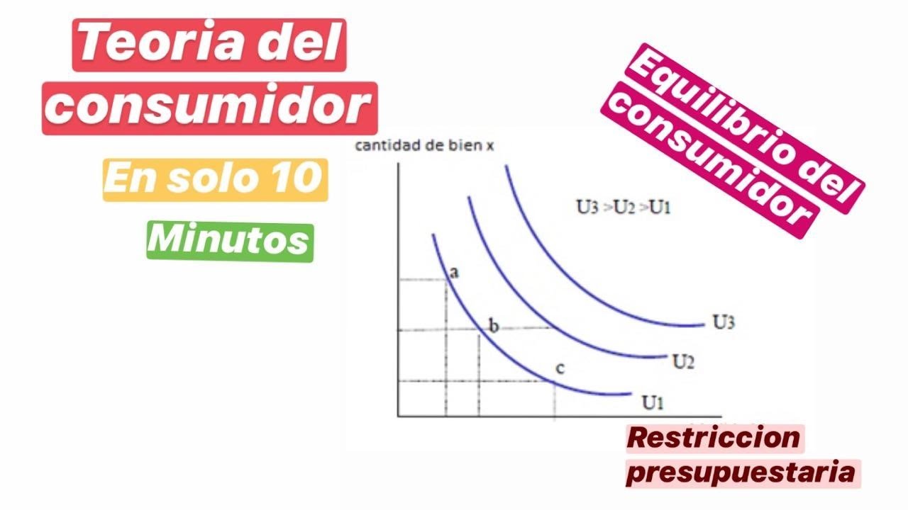 TEORIA del CONSUMIDOR ! (CURVA de INDIFERENCIA y EQUILIBRIO del CONSUMIDOR)