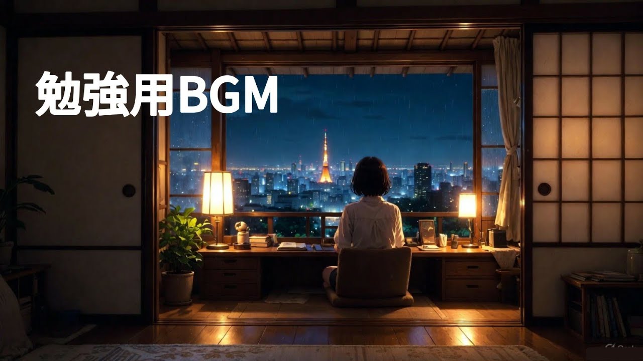 勉強がはかどる日本Lo-fi 🌙｜集中できる作業用BGM｜Study & Work