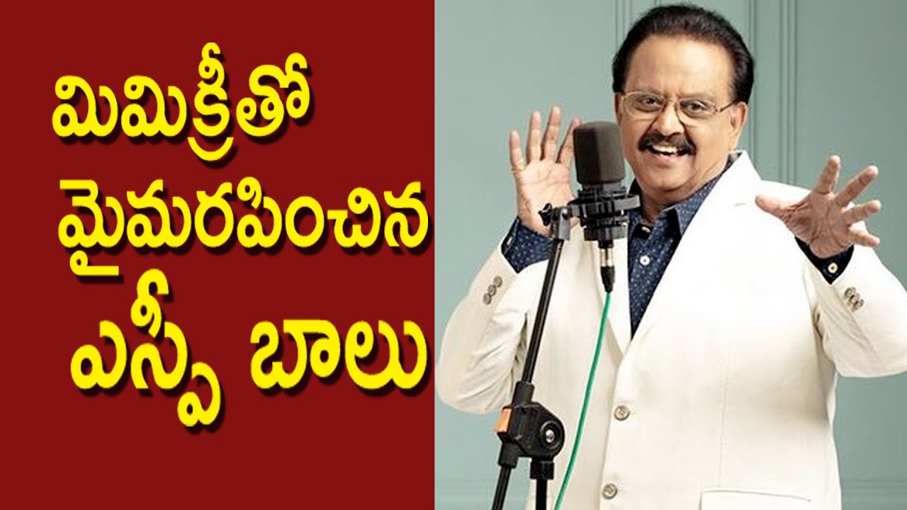 మిమిక్రీతో మైమరపించిన ఎస్పీ బాలు | SP Balasubrahmanyam | DV Mohanakrishna | Kopparapu Kavulu