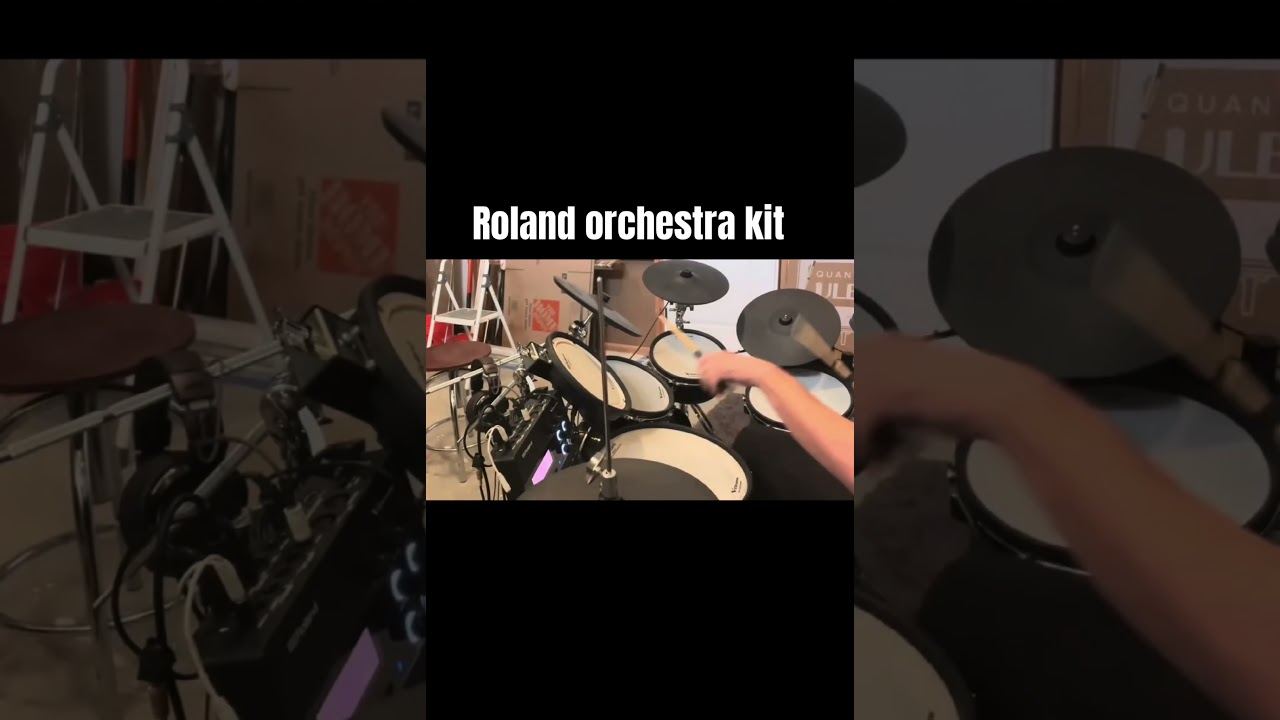 Electronic Drum Kit: Drummer Practice Session 