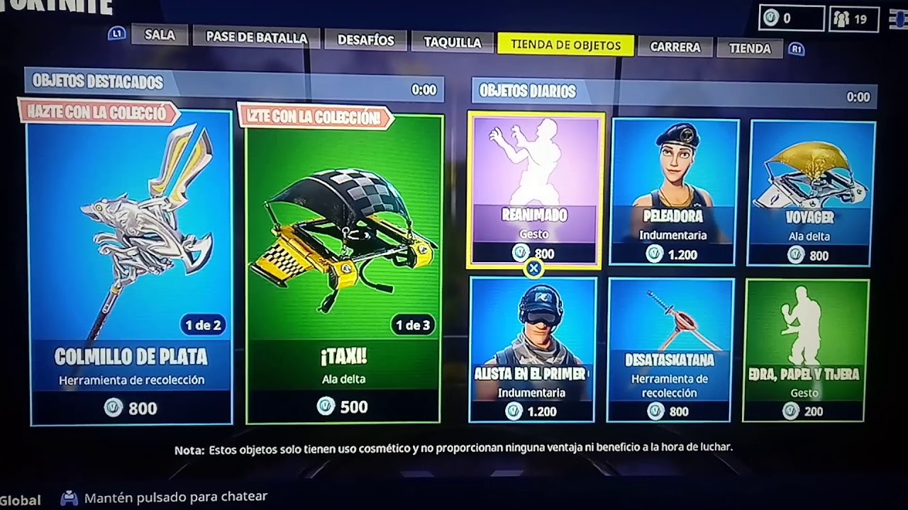 Tienda fortnite 2-7-18