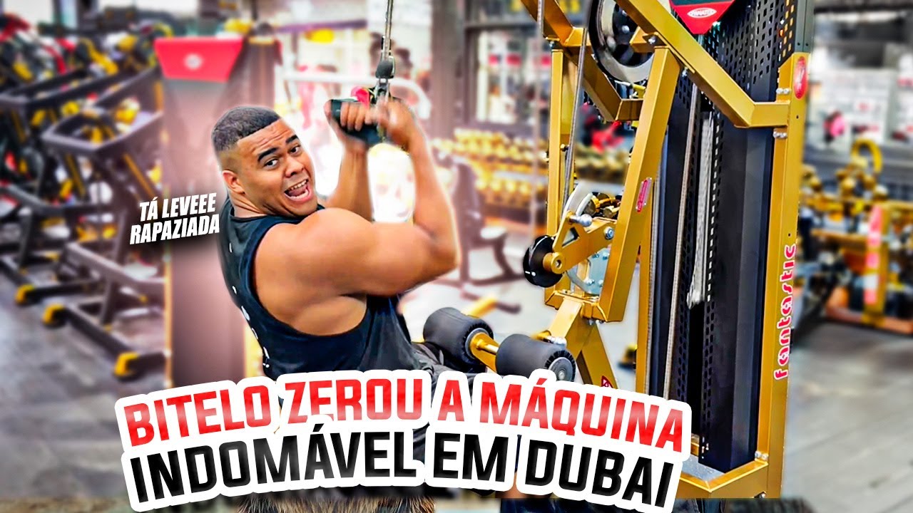 BITELO BUGOU TODOS ZERANDO UMA MÁQUINA INSANA EM DUBAI
