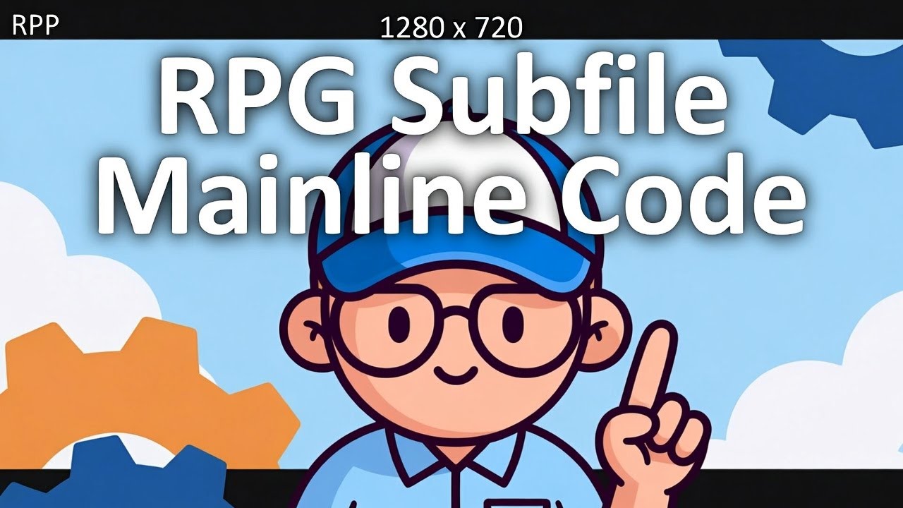 RPG 101 - Subfile 4 review of RPG subfile program code MAINLINE