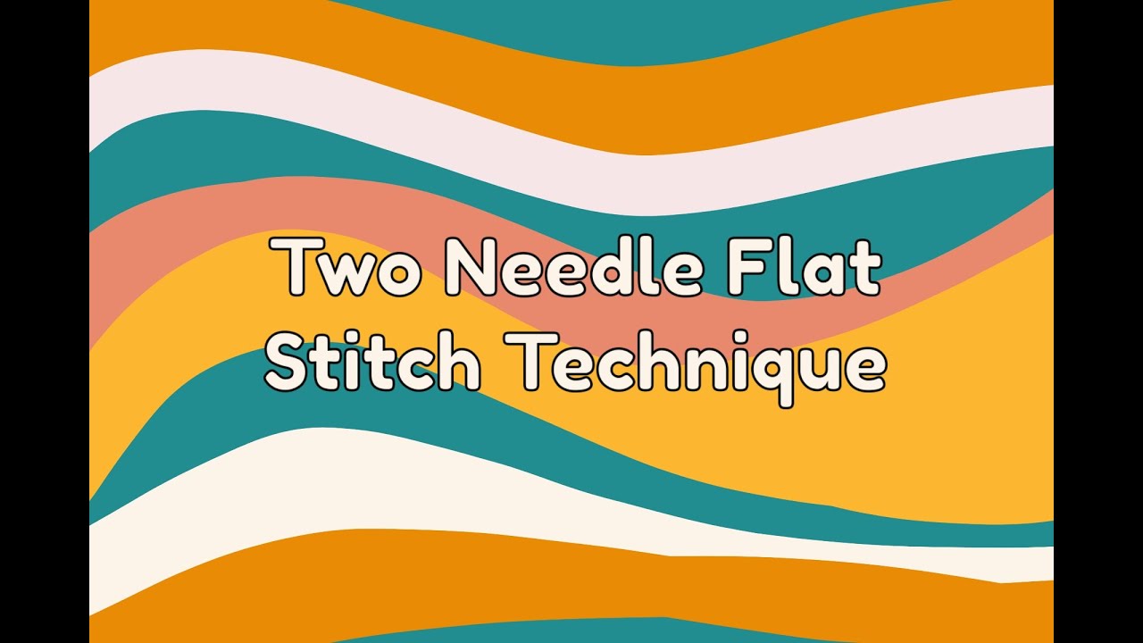 Beadwork Tutorial - Two Needle Flat Stitch Technique