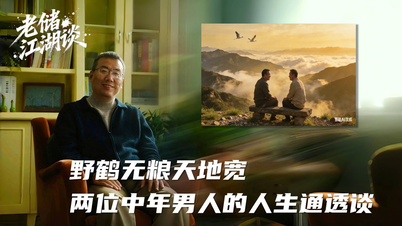 野鹤无粮天地宽 —— 两位中年男人的人生通透谈