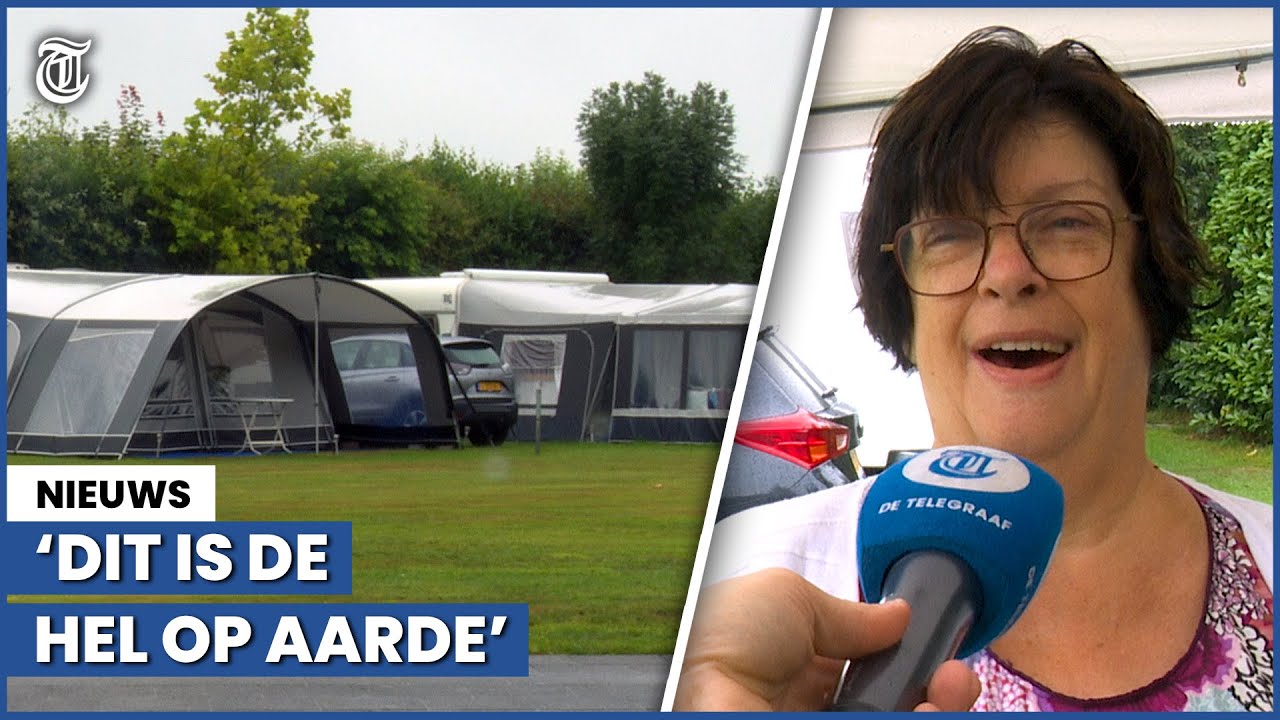 Vakantieganger lacht om Gardameer-bezoekers: 'Mijn tent is nog heel!'