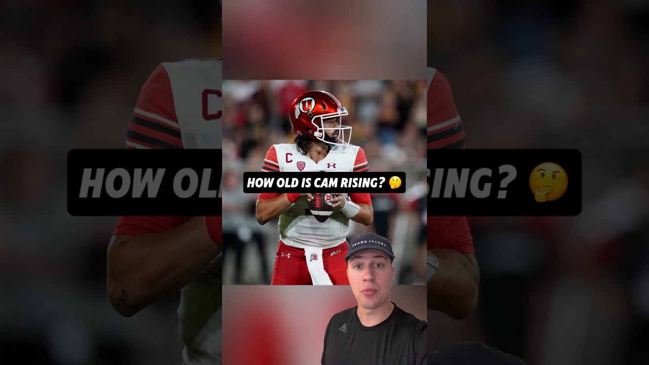 How old is Utah starting QB Cam Rising? 🤔