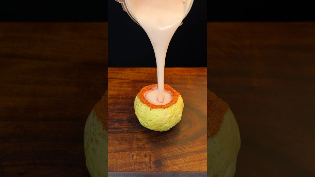 Guava Shake ASMR #shorts #asmr #recipe #crunchytreats #cooking #viral #trending