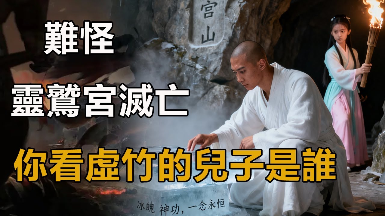 難怪靈鷲宮滅亡了，你看虛竹的兒子是誰，不羈楊過遇到要躬身行禮！#天龍八部#射雕英雄傳#神雕俠侶#倚天屠龍記#虛竹#夢姑#楊過#小龍女#段譽#王語嫣#喬峰#天山童姥#無崖子#李秋水