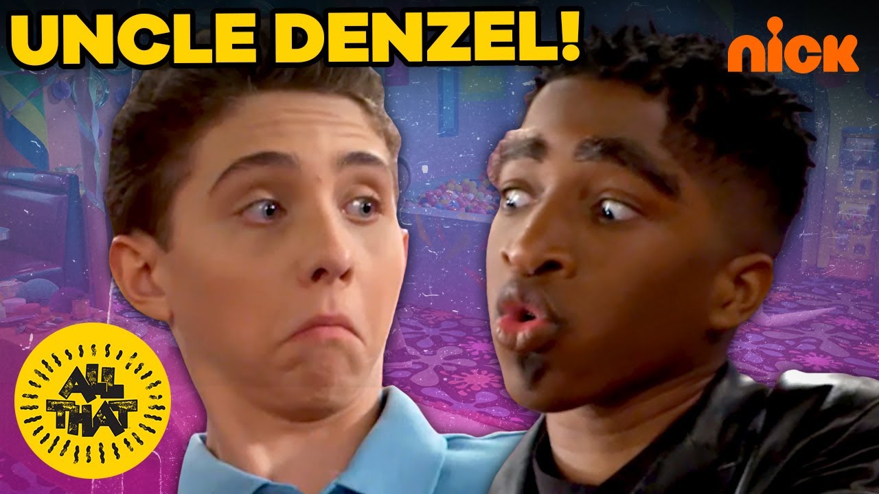 Uncle Denzel Washington Is The Party Police! | All That