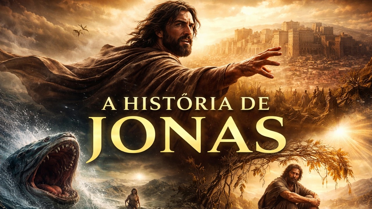 A HISTÓRIA DE JONAS | A Fuga, o Grande Peixe e a Misericórdia de Deus