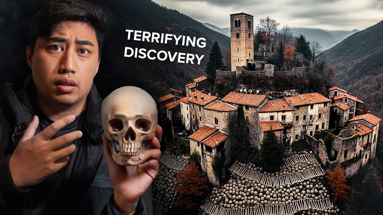 Alone In an ABANDONED GHOST TOWN Found HUMAN REMAINS (UNDISCOVERED CATACOMBS)