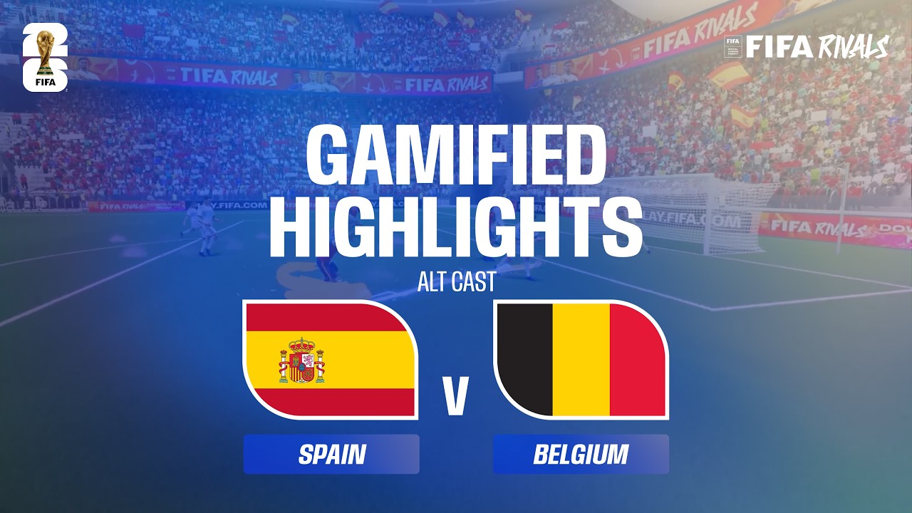 Alt Cast Highlights: Spain v Belgium | FIFA World Cup 2026&trade;