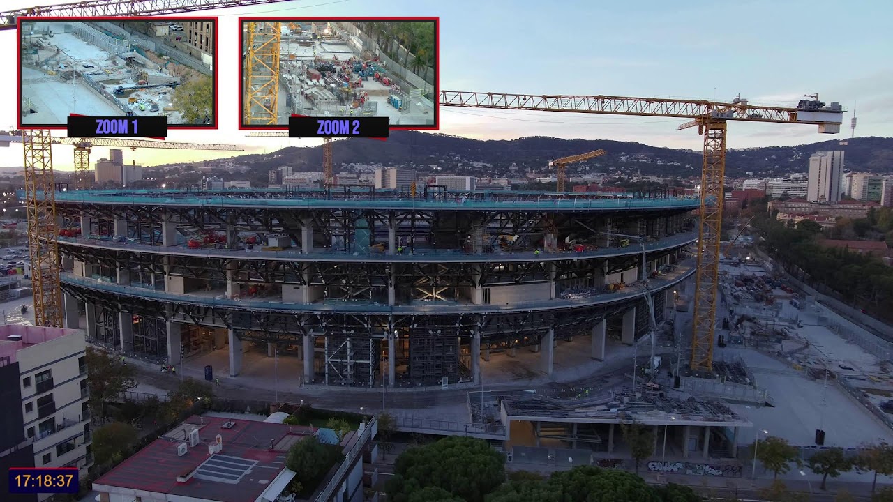 Emissió en directe 4K! 05/12/25 de Las Obras del Camp Nou!