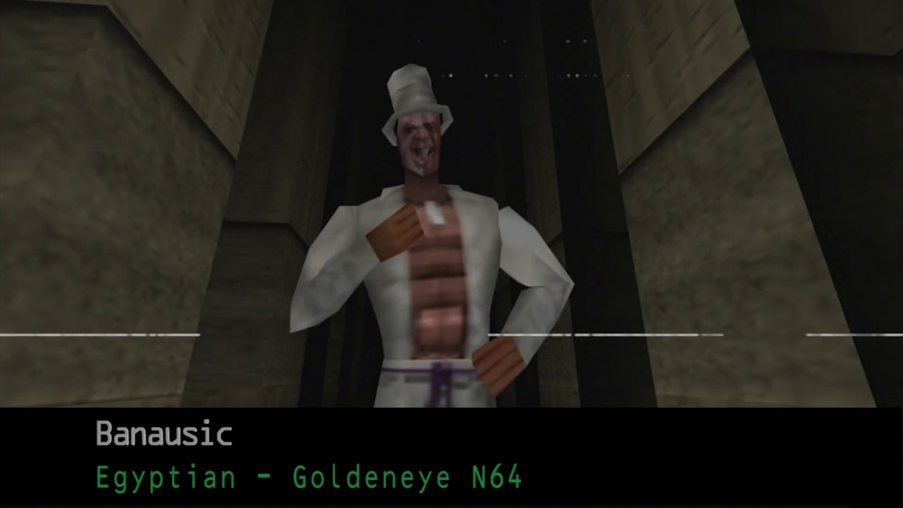 N64 Goldeneye 007 Egyptian - Synthwave Mix | Banausic