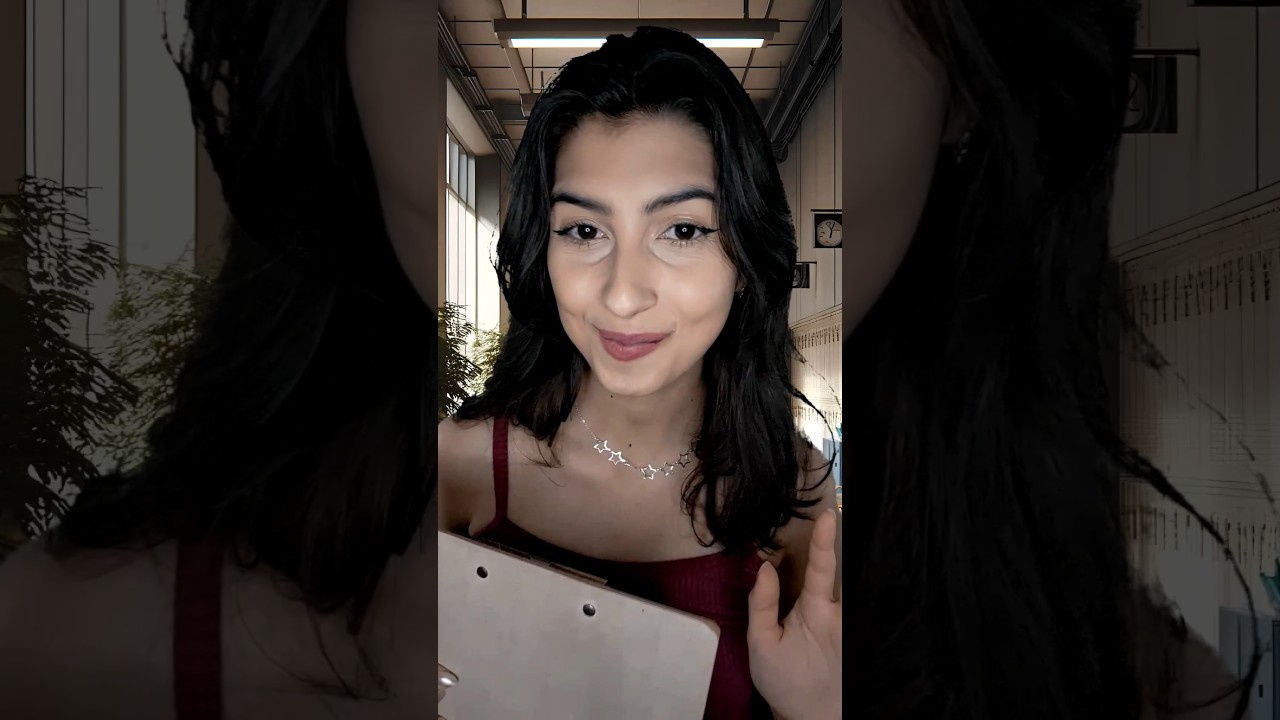 ASMR Garota popular te faz perguntas ✍️🏻