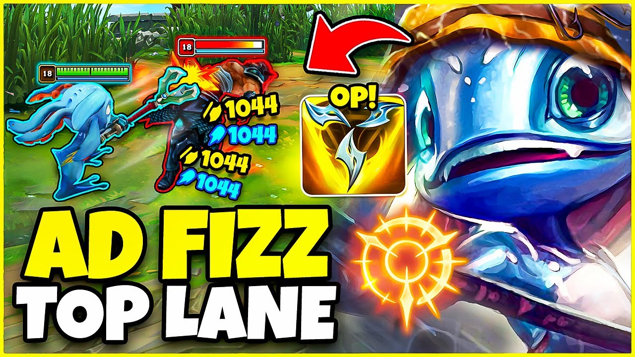 AD FIZZ TOP LANE TROLL MÜ OP Mİ? (HASARINA ŞAŞIRACAKSINIZ)