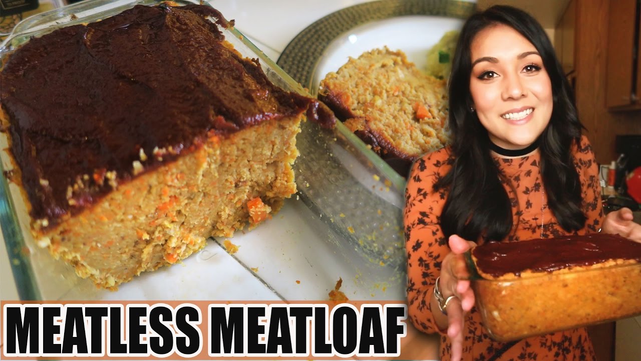 MEATLESS MEATLOAF AND MASHED POTATOES | THANKSGIVING - #TastyTuesday