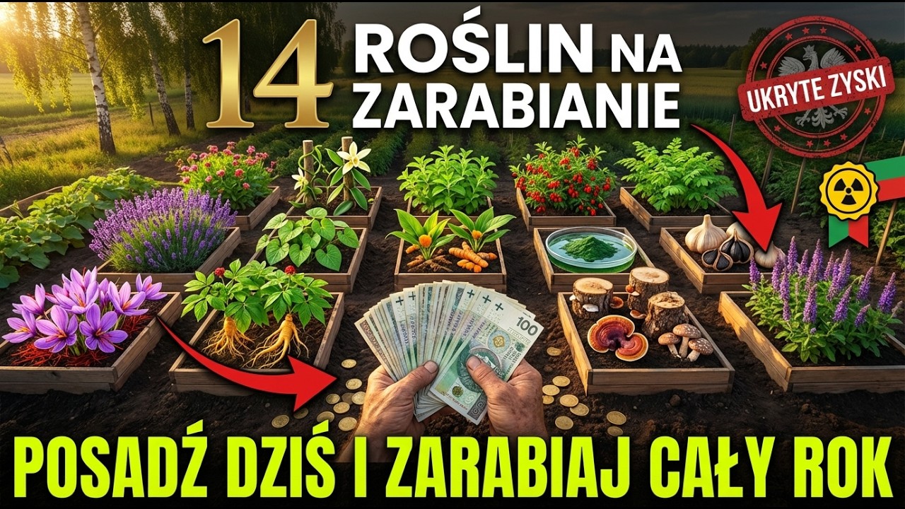 14 roślin dochodowych, o których nikt ci nie mówi — a mogą zmienić twoje życie