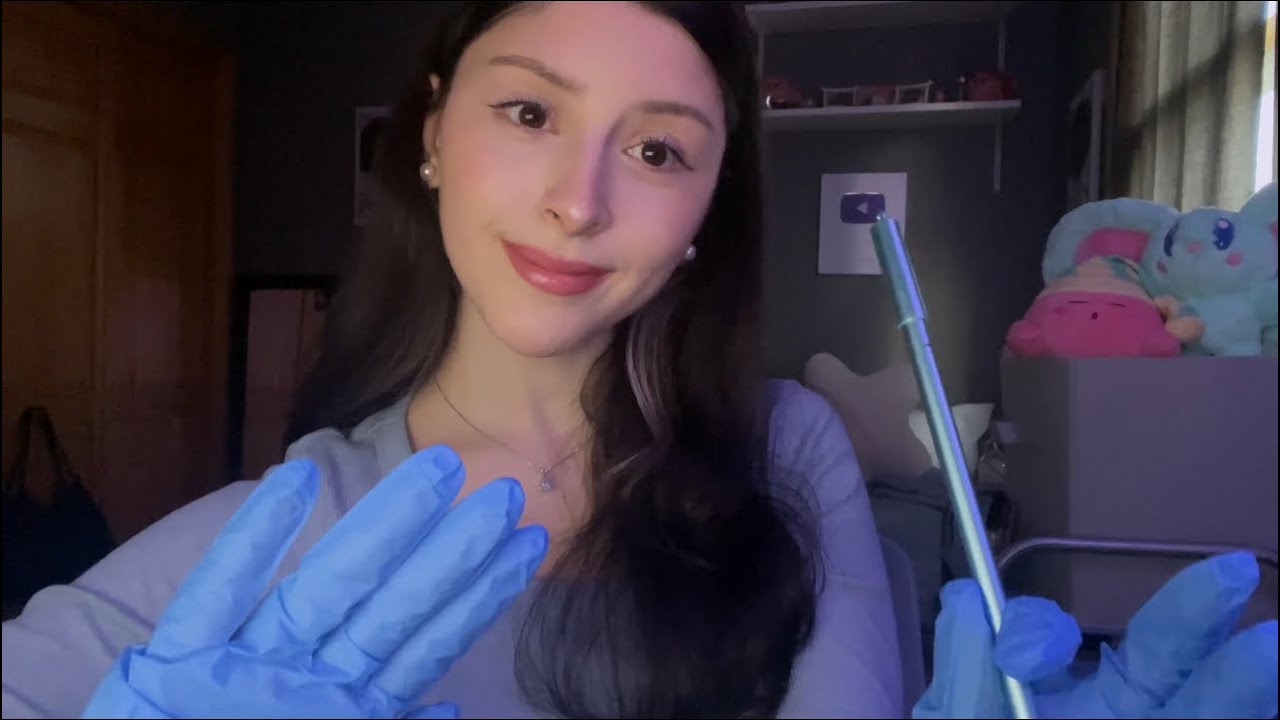ASMR A Quick Cranial Nerve Exam :) 🩵🔦